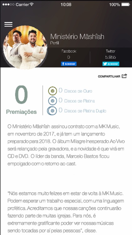 Ministério Mãshîah - Oficial