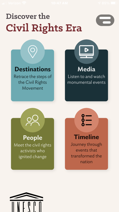 Alabama Civil Rights Trail App Screenshot