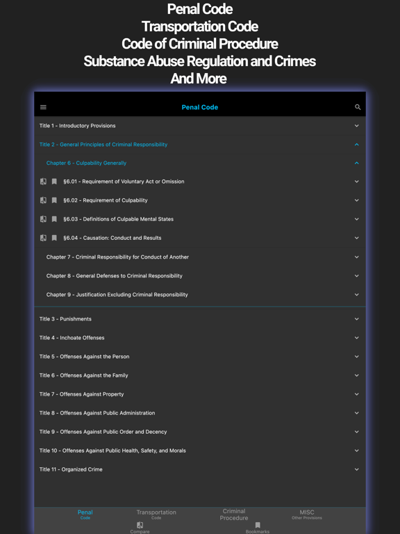 Screenshot #4 pour Texas CJ Reference - 2021