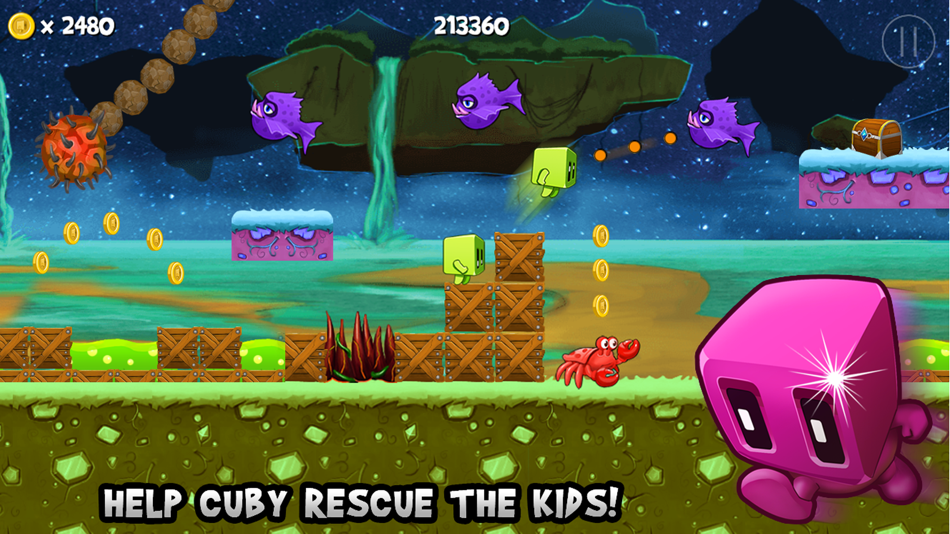 #5. Cuby's Quest - Jumping Game (iOS) Podle: Simon Crack