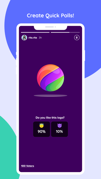Dzain: Your Design Polling App Screenshot
