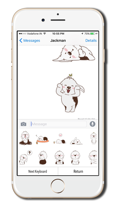 Screenshot #1 pour CuteMoji Emoji Stickers