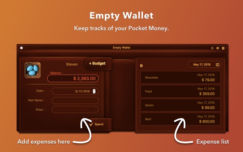 Screenshot #1 pour Empty Wallet