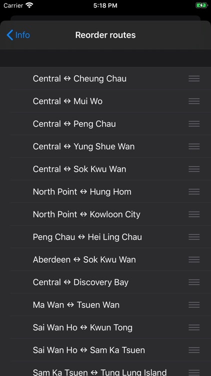 HK Ferries Timetable screenshot-3