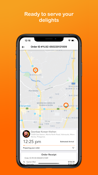 DeliRush | Food Delivery Screenshot