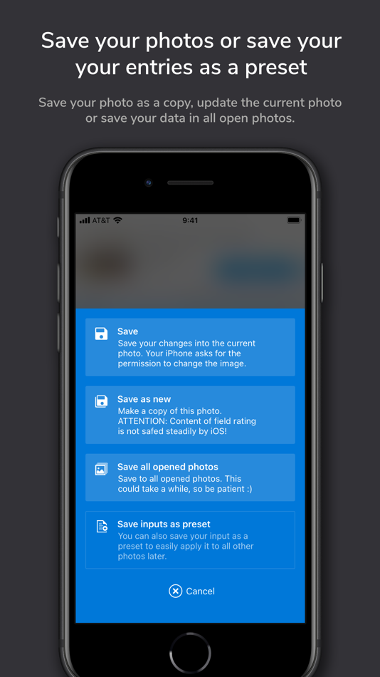 #5. ImagExif 2 - edit exif data (iOS) 由: Thomas Oswald