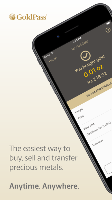 Perth Mint GoldPass Screenshot