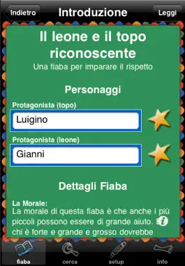 Game screenshot iFiabe Lite apk