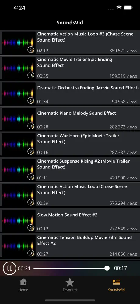 Sound Effects HD: Sounds&Audio