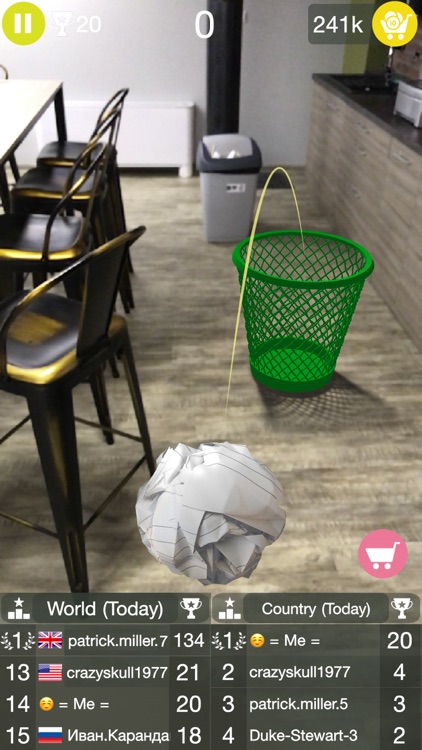 Paper Bin AR - paper throw screenshot-3