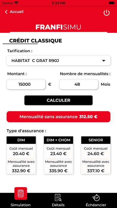 Screenshot #2 pour Franfi Simu
