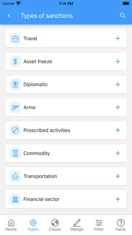 Game screenshot UN SanctionsApp apk