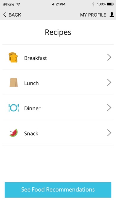 Food Trakker Screenshot