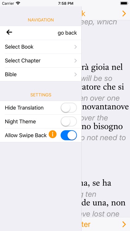 Italian-English Bible screenshot-4