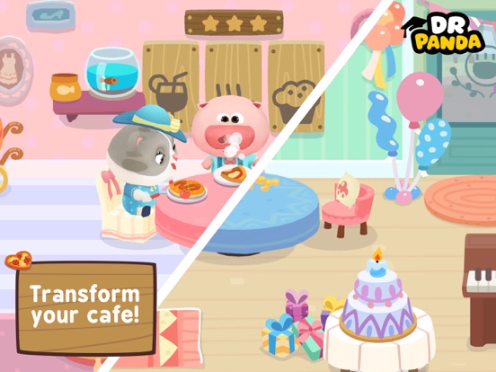 Dr. Panda Cafe iPad screenshot 5 - Education app