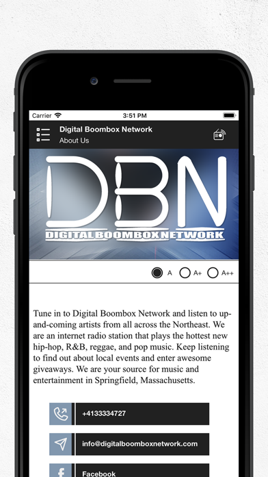 Digital Boombox Network USA Screenshot