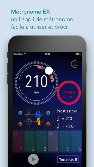 Screenshot #1 pour Métronome EX