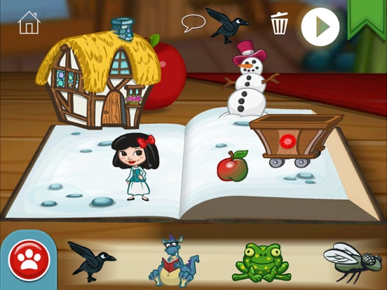 StoryToys Snow White iPad app afbeelding 5