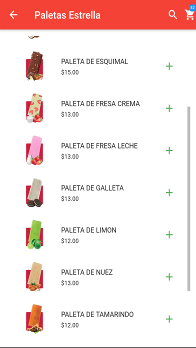 Helados Estrella Pedidos Screenshot
