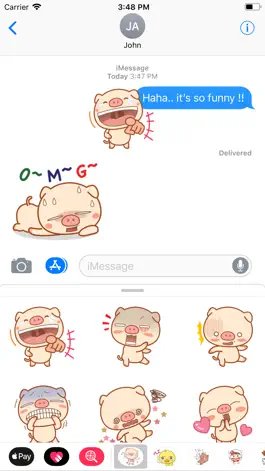 Game screenshot Piggy Pig Sticker apk