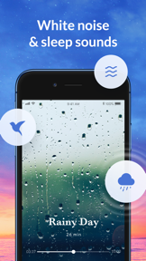 Sleep Sounds White Noise, Rain screenshot
