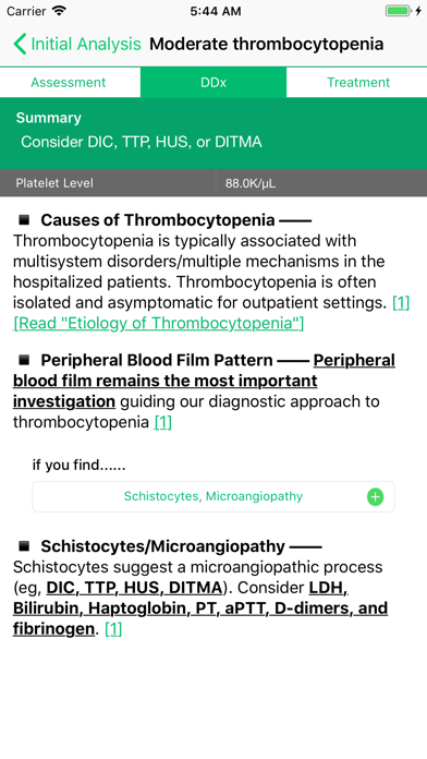 SynapticMD Anemia Workup screenshot 4