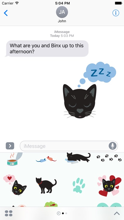 Black Kitty Sticker Pack