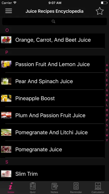 Juice Recipes Encyclopedia screenshot 7 of 8