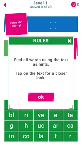 Game screenshot Mom's Words and Clues Game apk
