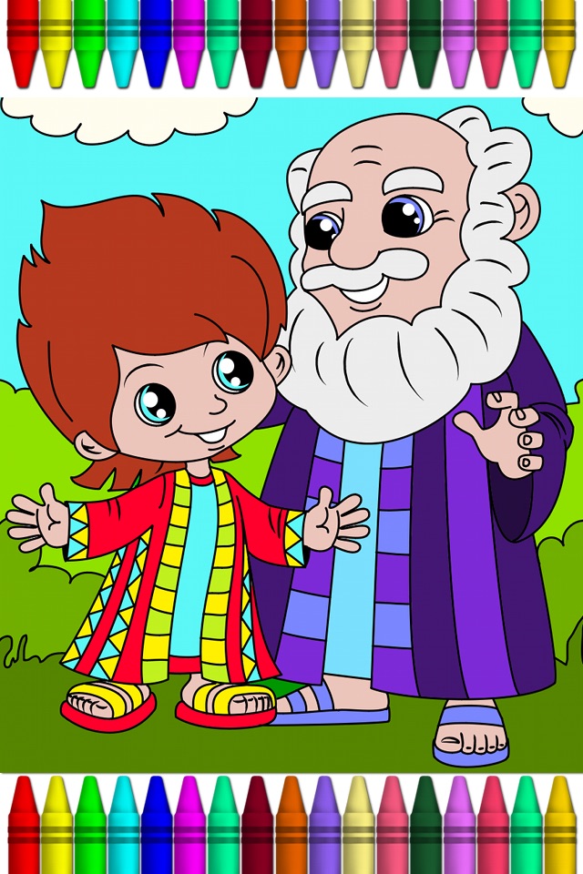 Bible Coloring Book for Kids screenshot 4