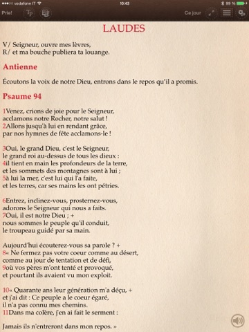 Screenshot #6 pour iBreviary TS Plus