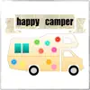 Happy Camper Stickers