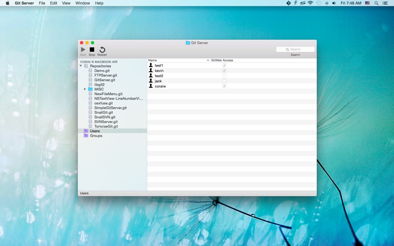 Screenshot #3 pour Git Server