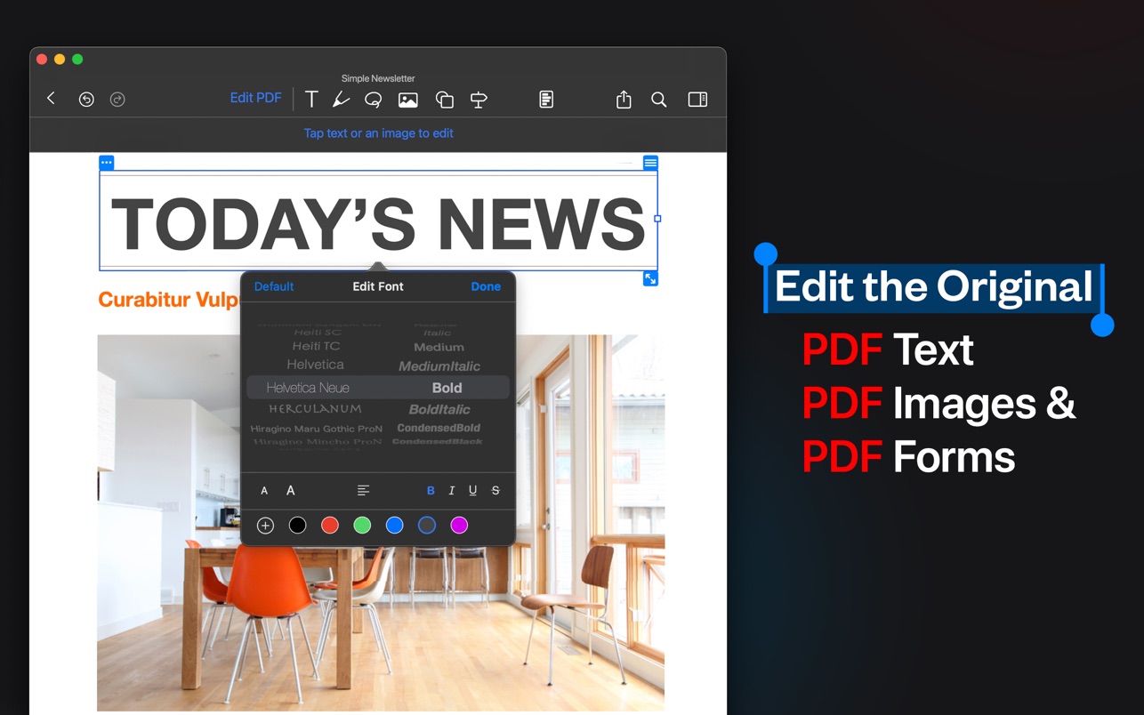 PDF Office Max 6.5 Mac 破解版 强大的pdf编辑器