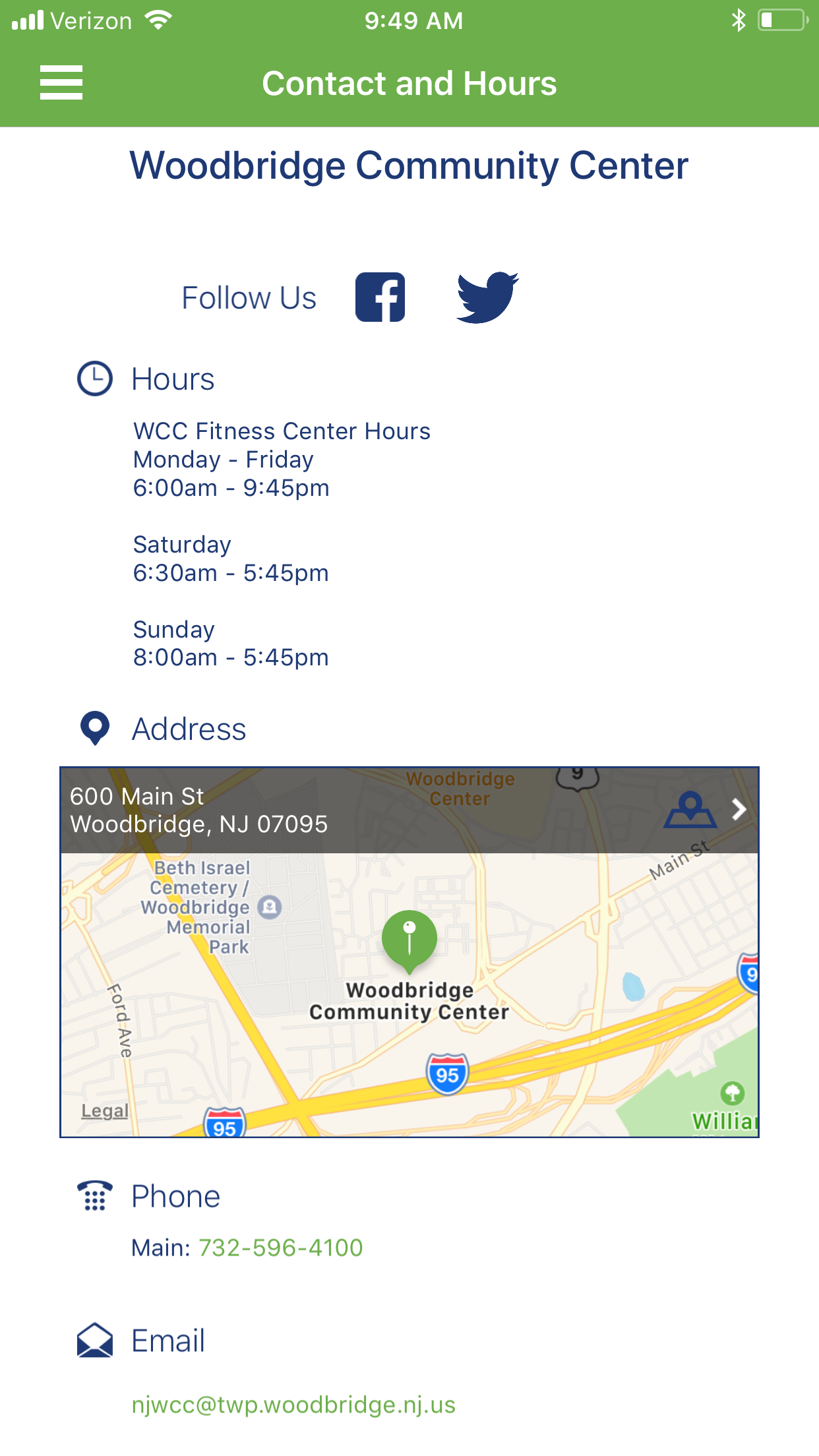 Woodbridge Community Center screenshot 4