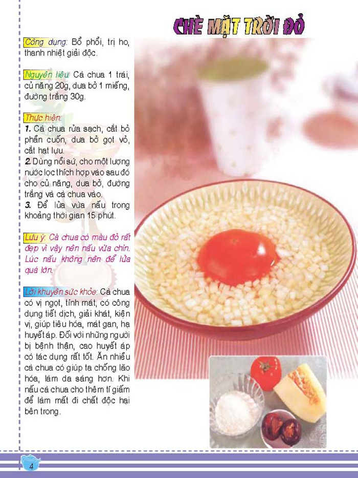 Cc mn ch thanh nhit d nu