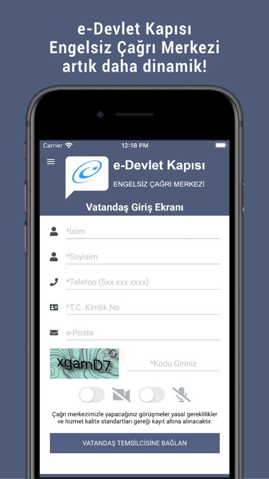 #2. e-Devlet Engelsiz Çağrı (iOS) Podle: Turkiye Cumhuriyeti Cumhurbaskanlıgı Dijital Donusum Ofisi Baskanlıgı