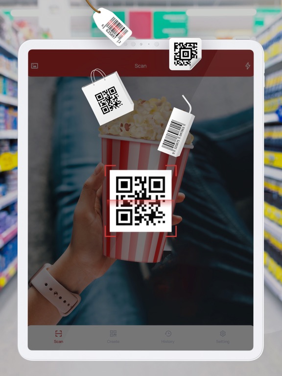 QR Code Photo Scanner iPad screenshot 5 - Utilities app