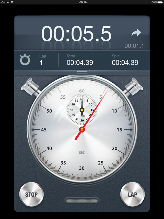 Screenshot #1 for Stopwatch+ for Track & Field