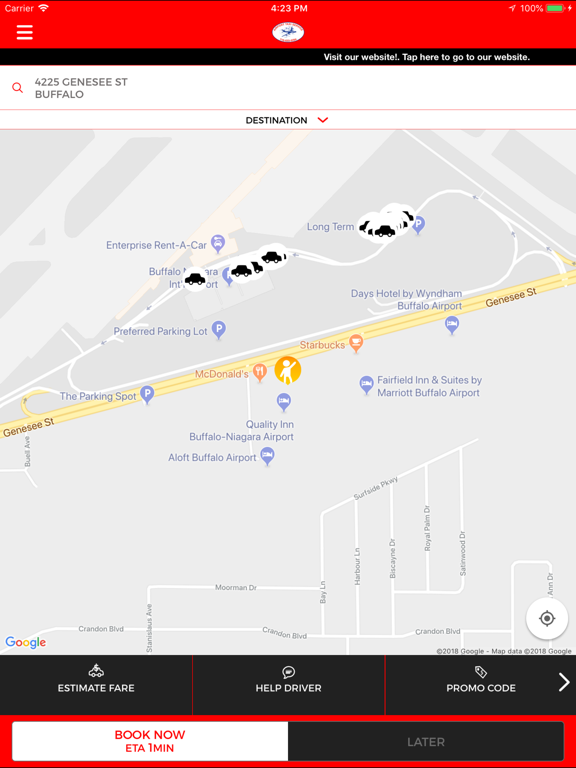 Screenshot #4 pour Airport Taxi Buffalo