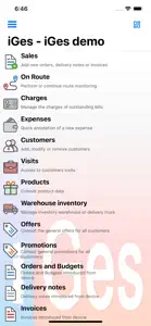 iGes - Sales management screenshot #1 for iPhone