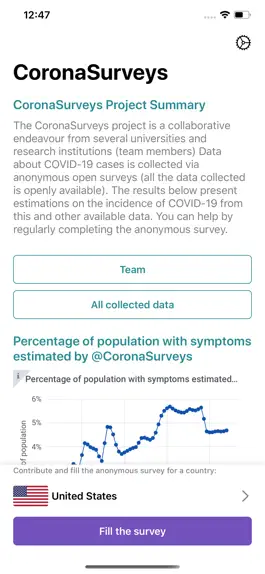 Game screenshot CoronaSurveys apk