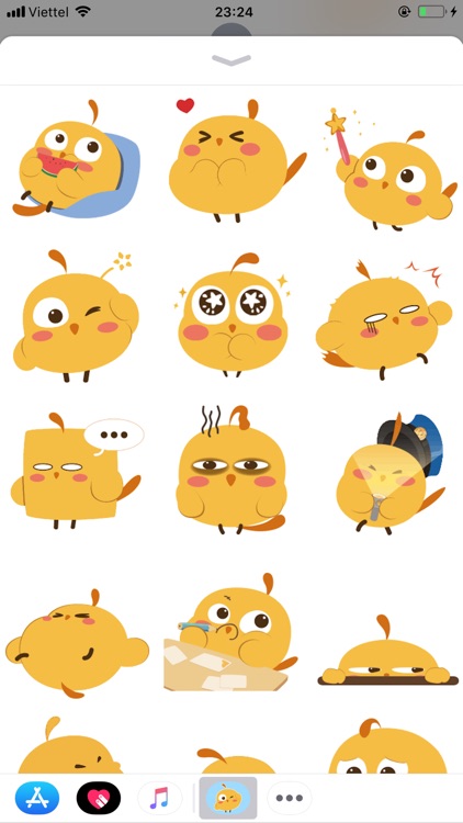 Chicks Animated Stickers