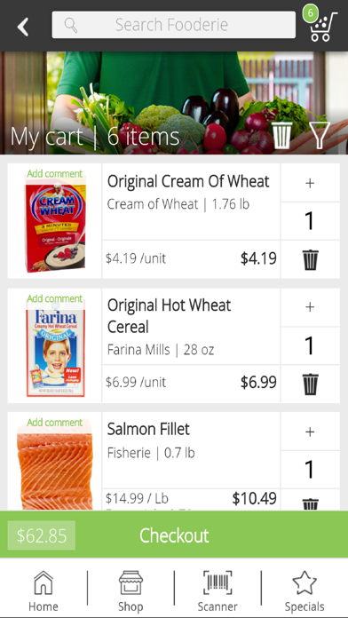 Fooderie Market Screenshot