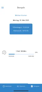 PTC Arbeitzeit screenshot #5 for iPhone