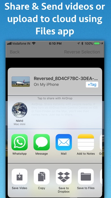 Screenshot #9 for Backwards Video Maker