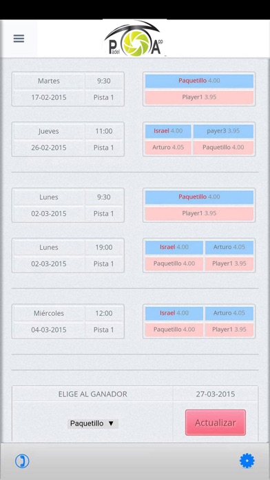 Screenshot #3 pour TennisApp