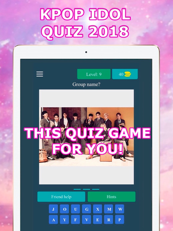 Kpop Idol Quiz 2018 iPad screenshot 3 - Games app