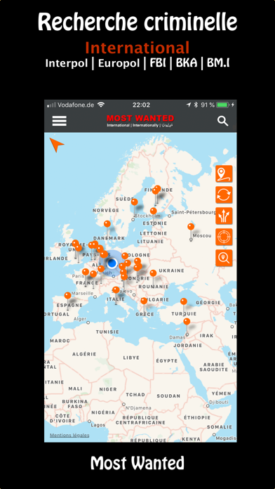 Screenshot #3 pour Most Wanted App