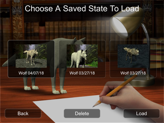 Wolf Mannequin iPad screenshot 10 - Education app